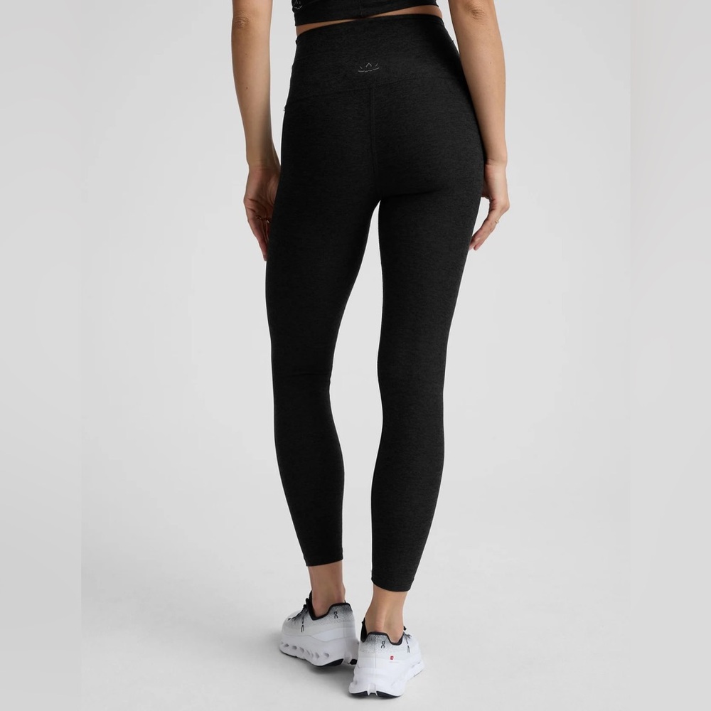 Beyond Yoga Caught in the Midi Space dye Leggings Black Size Small High Rise 7/8 - Picture 3 of 8